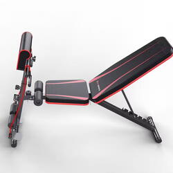 Banc de Musculation,Citysports,7 Positions Ajustables et 2 Sangles