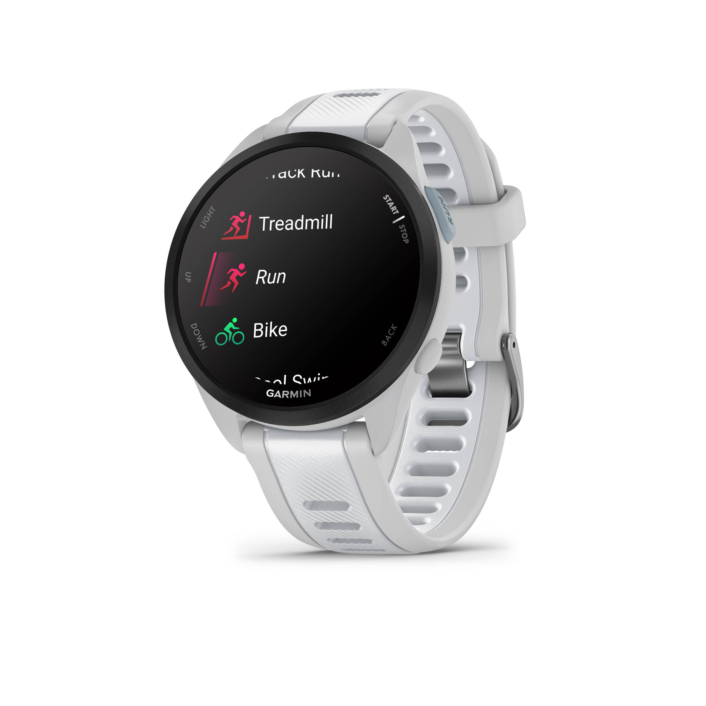 Garmin Forerunner 165, Running Smartwatch, Colorful AMOLED Display,Whitestone -  4
