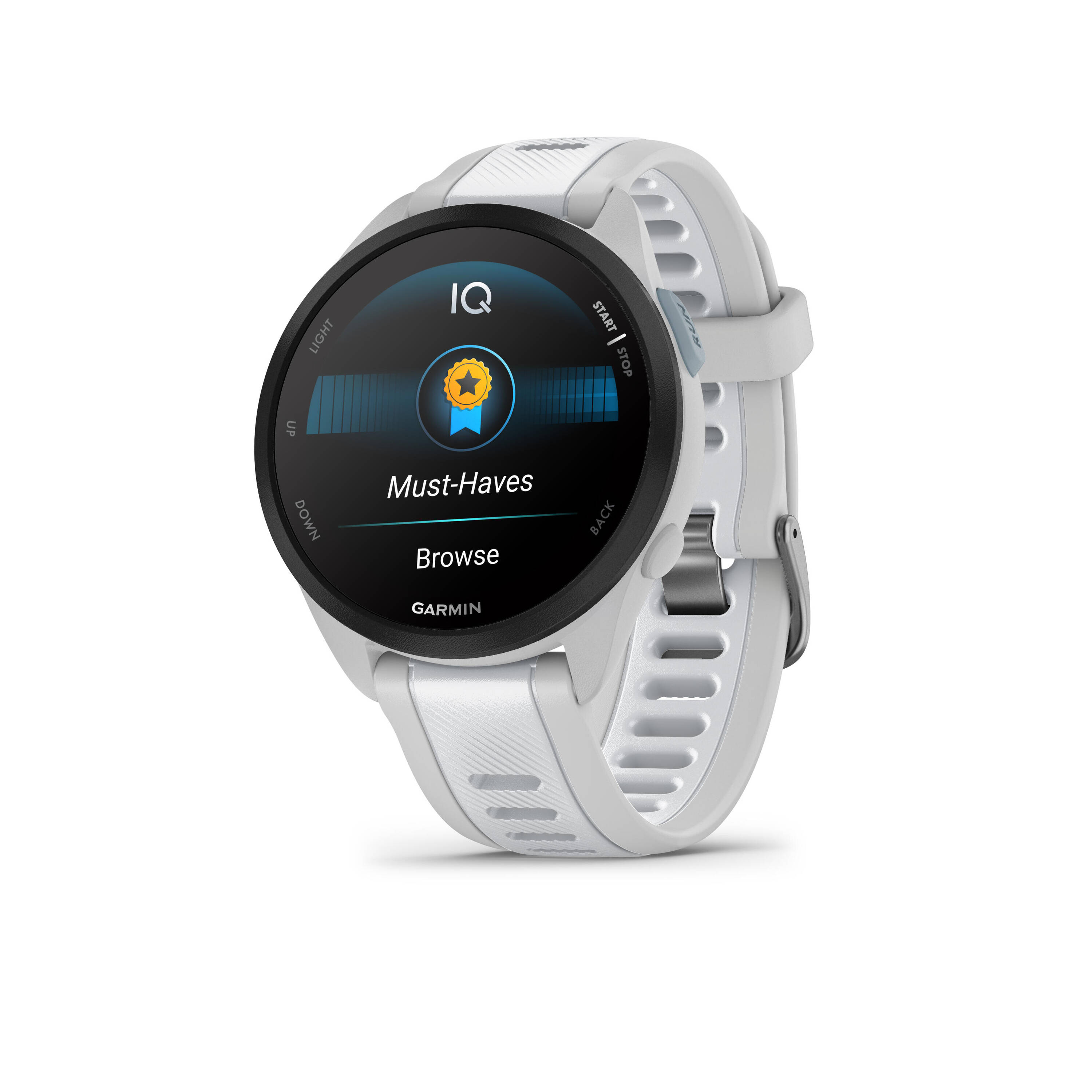 Garmin Forerunner 165, Running Smartwatch, Colorful AMOLED Display,Whitestone -  5