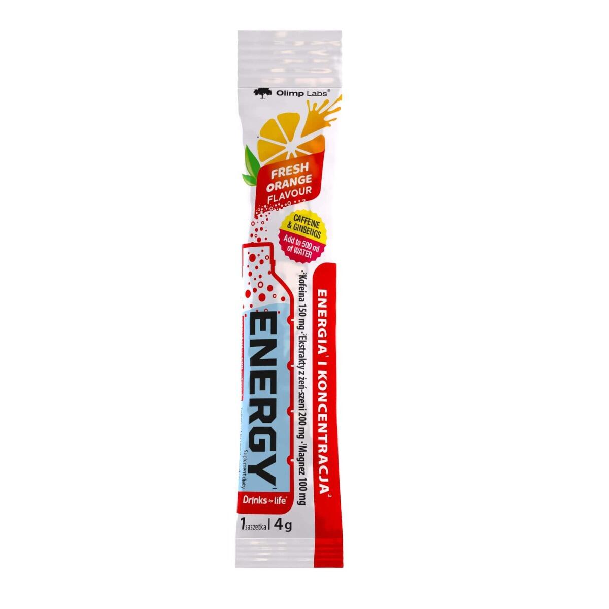 Odżywka przedtreningowa Olimp Drinks for life Energy - 4 g