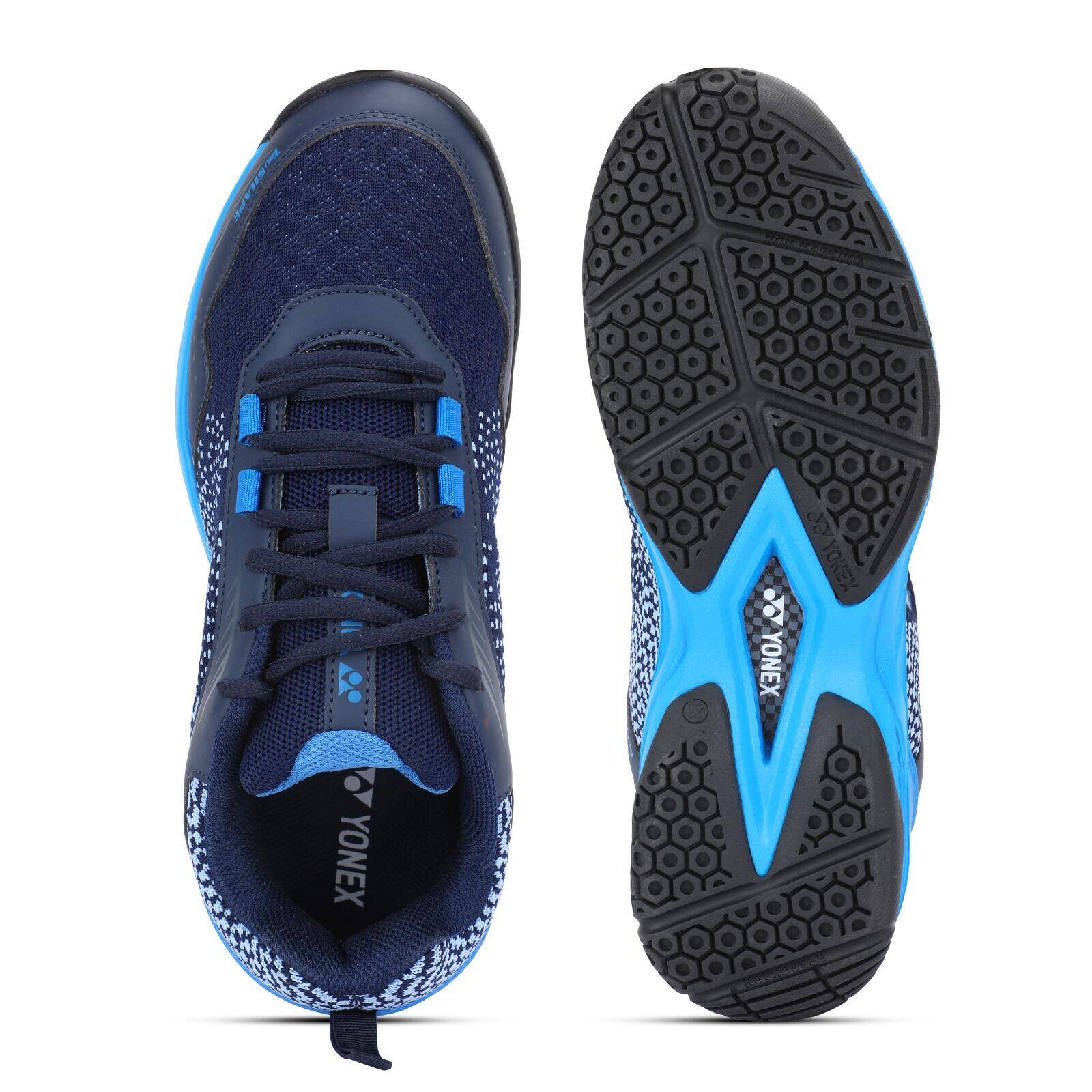 YONEX Badminton Shoes V100-I Dark Blue Ceramic Blue 8 -  1