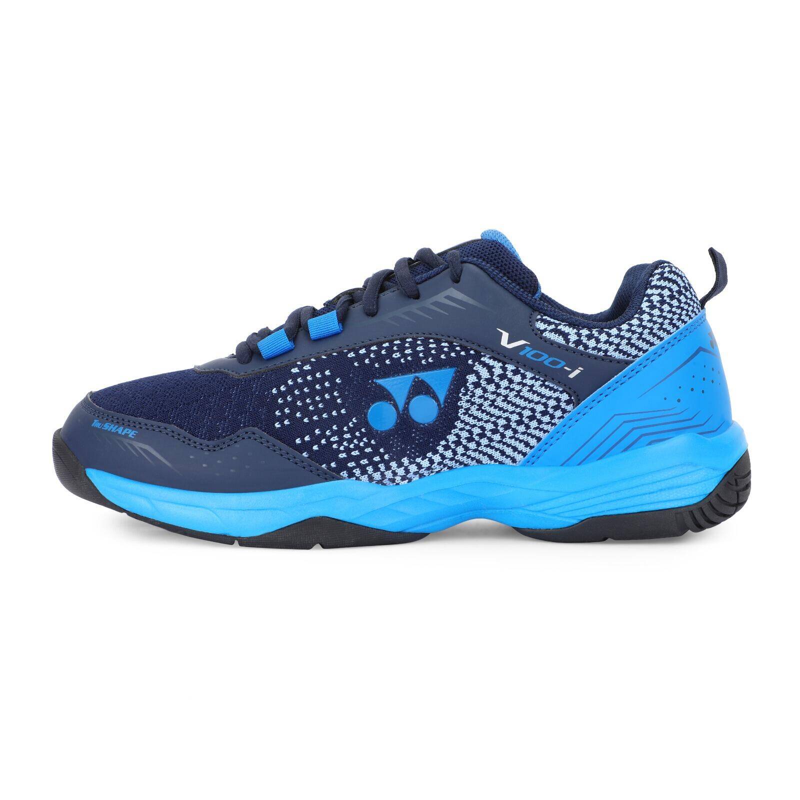 YONEX Badminton Shoes V100-I Dark Blue Ceramic Blue 8 -  4