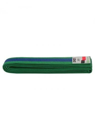Centura Arte Martiale Dax Sports Verde/Albastru/Verde
