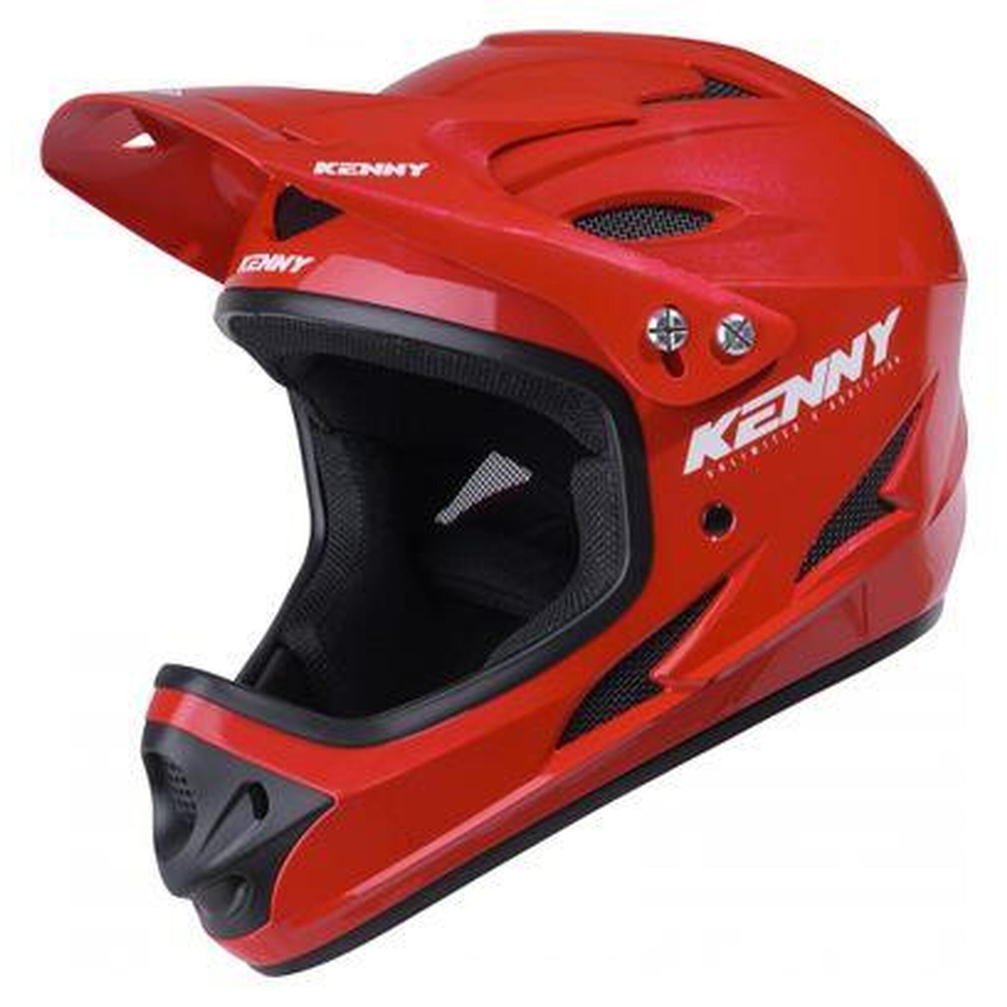 Kenny - Casque Intégral Kenny Down Hill Solid Rouge - Casque - Rouge - S - Decathlon