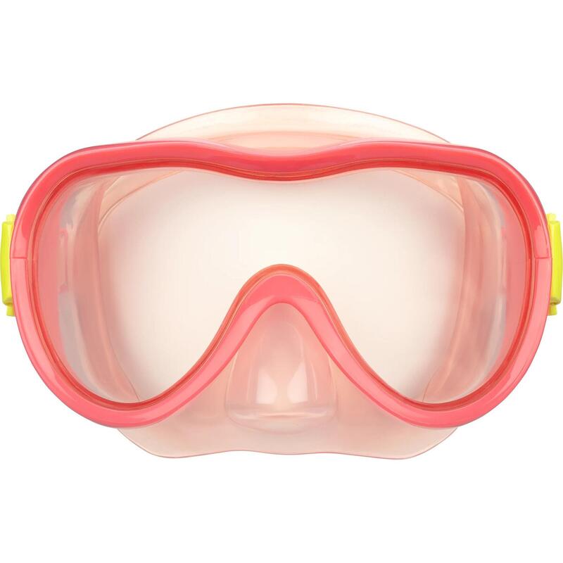 Set scufundare Waimea 4700, tub cu supapă, ochelari și labe, roz, 31-34