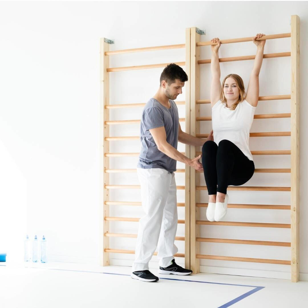 Drewniana drabinka gimnastyczna UNDERFIT 240 x 90 cm 5/8
