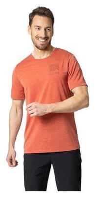 Odlo ascent 365 linear short sleeve jersey red