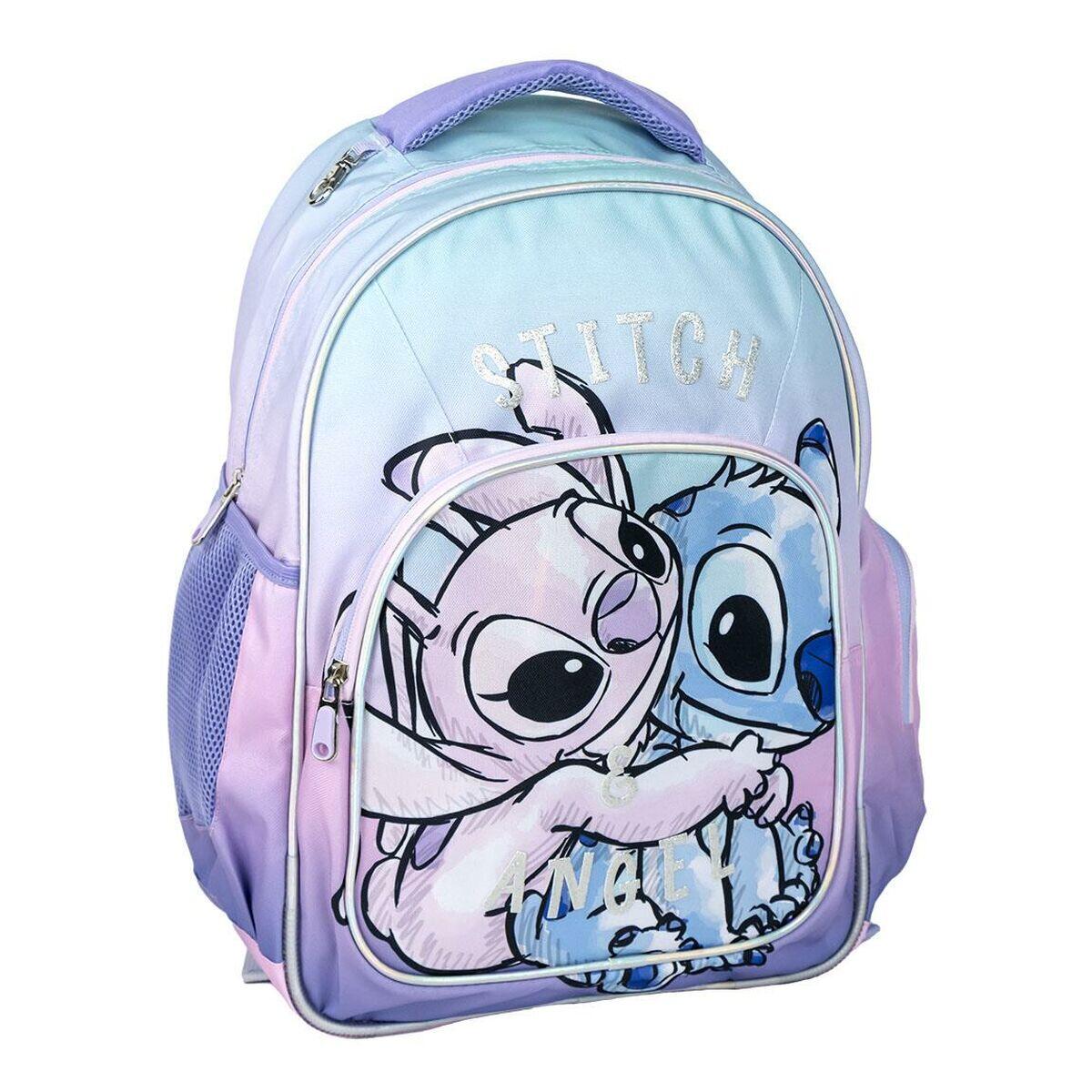 Mochila Escolar Stitch Lila 4/5