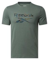 T-shirt Reebok Logo Camouflage – gris clair