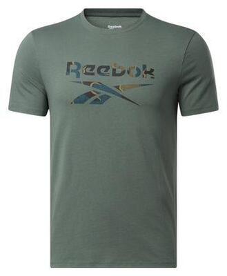 Reebok identity motion t-shirt groen