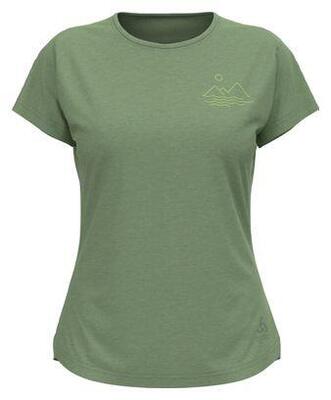 Odlo Ascent 365 Sharp Kurzarmshirt Damen Khaki