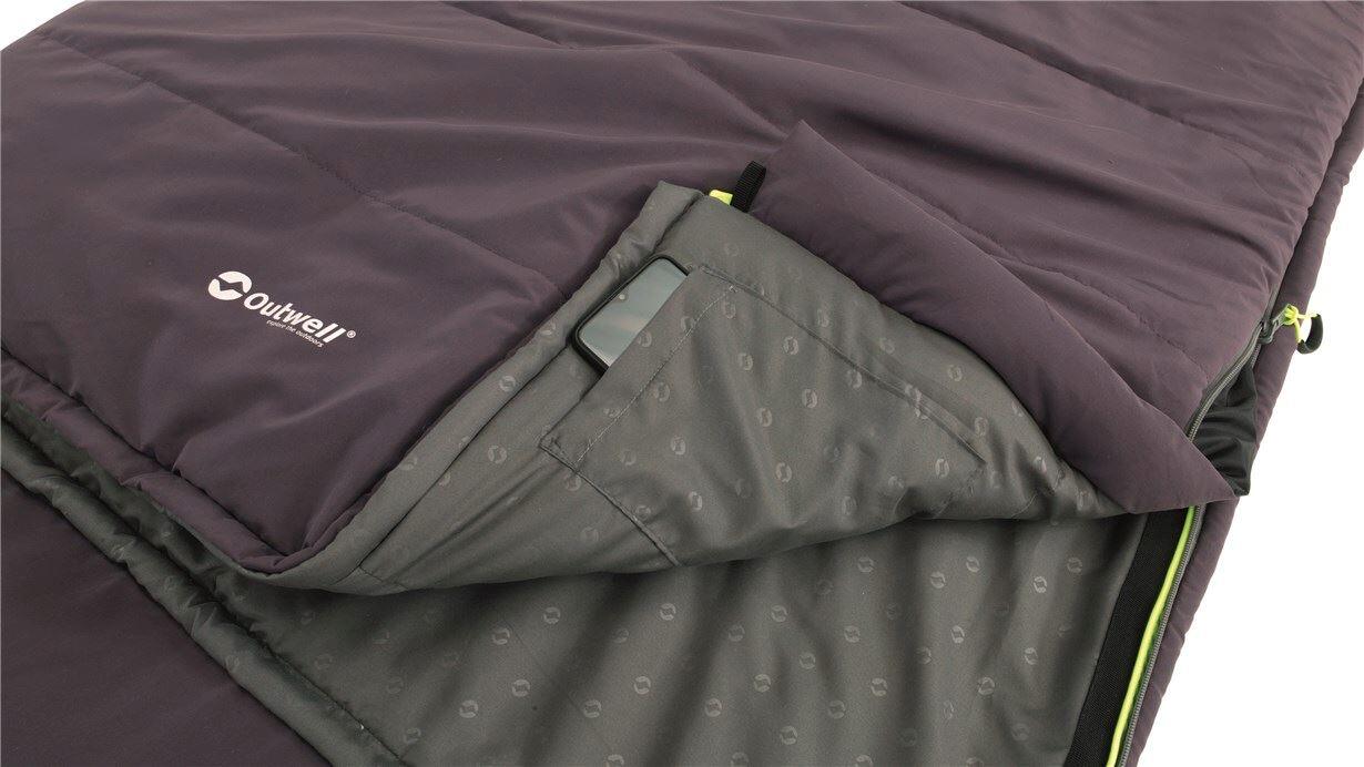 Outwell Contour sacco a pelo reversibile, Dark Purple, 220 cm 2/7