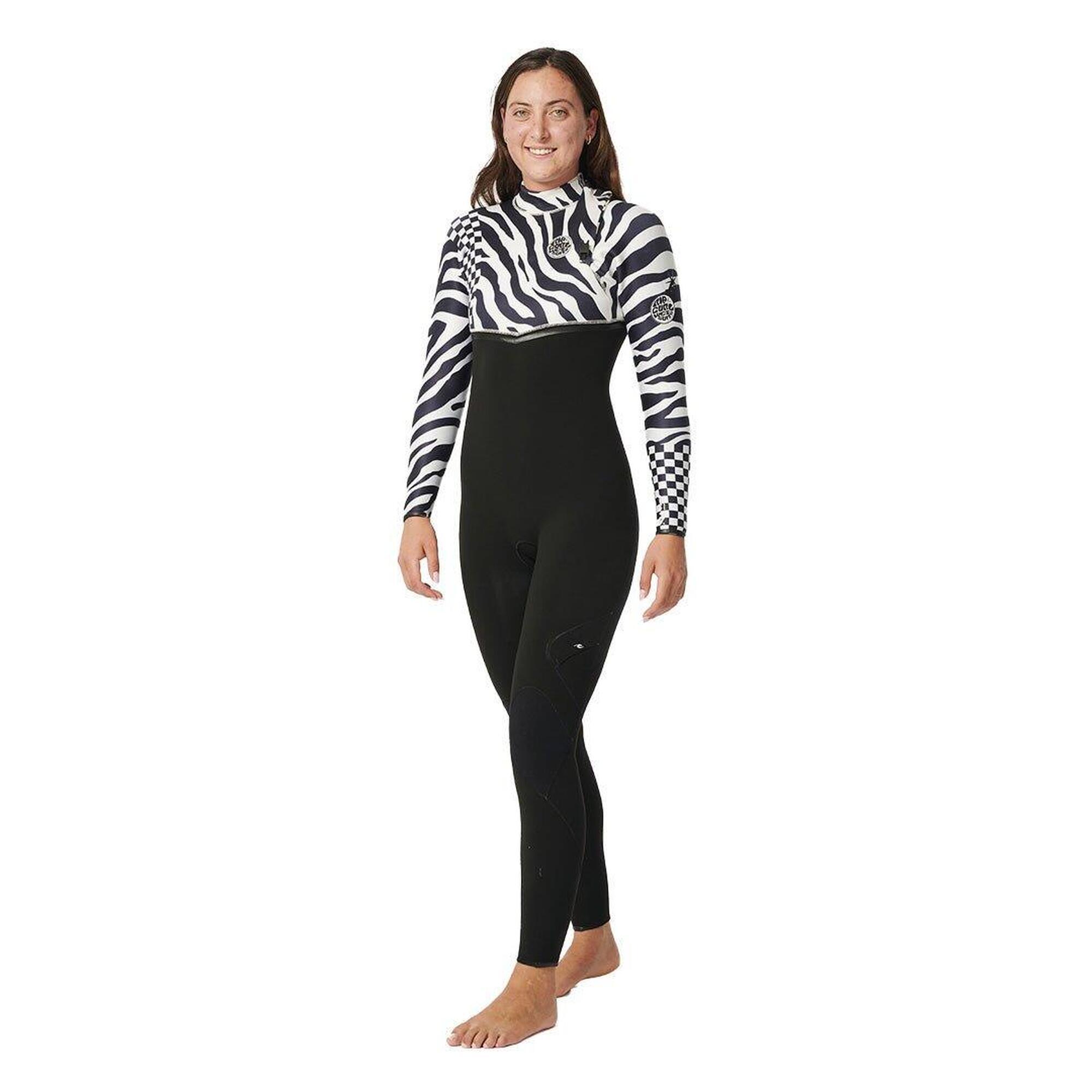 Rip Curl - 4/3 Ebomb Zf Sub - Combinaison Surf Femme - Combinaison De Surf - Blanc - 38 S - Decathlon