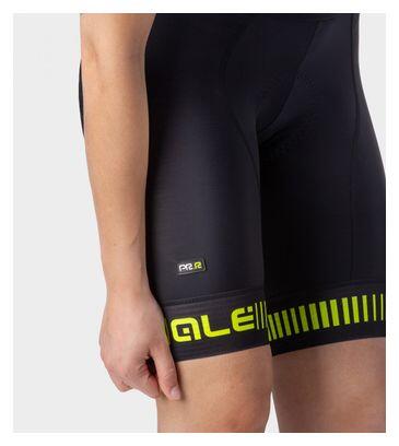 Alé Strada Women's Bibtights Black/Fluorescent Yellow 5/5
