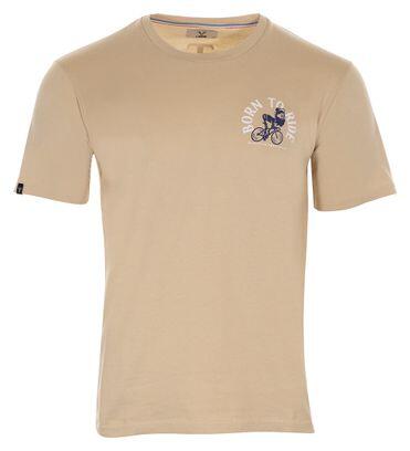 Camiseta LeBram Born To Ride Beige