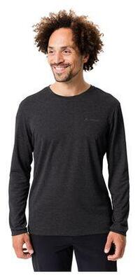 Maglia a maniche lunghe Vaude Essential da uomo. nero