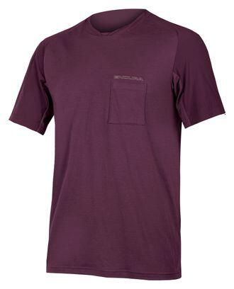 T-Shirt Technique Endura GV500 Foyle Aubergine Violet 1/5