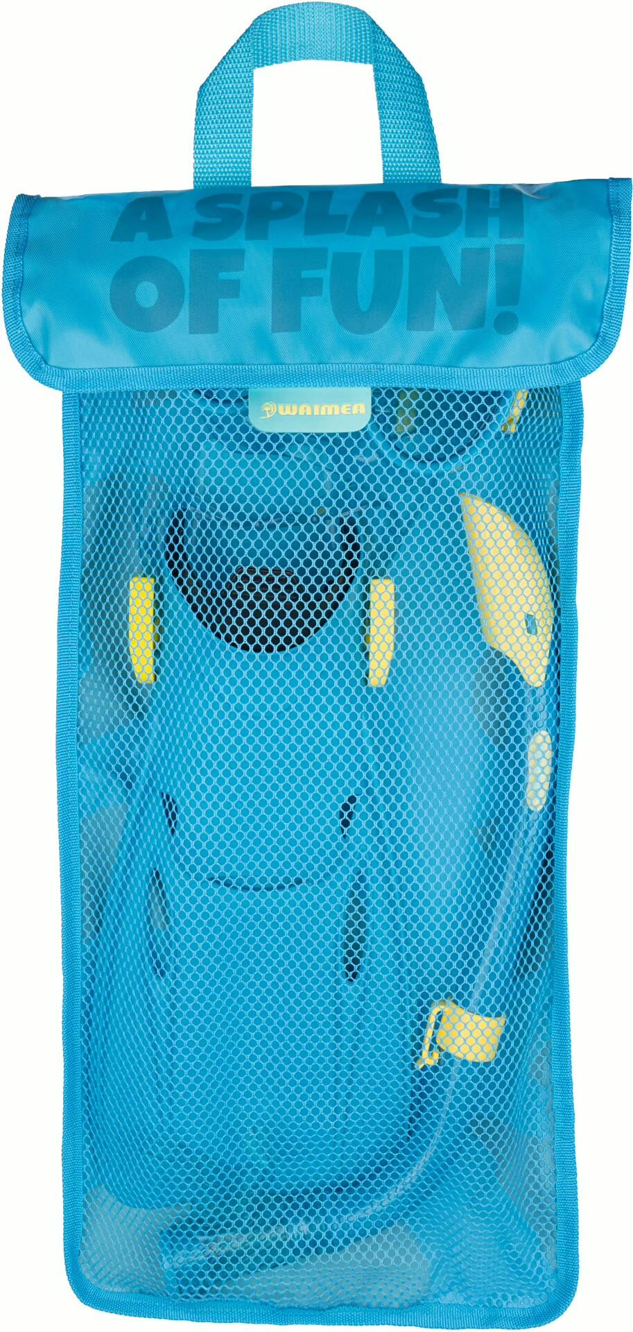 Tauchset für Kinder / Schnorchelset (Maske/Schnorchel/Flossen) – Blau 4/6