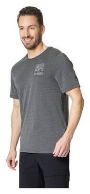 Odlo ascent 365 linear short sleeve jersey grey