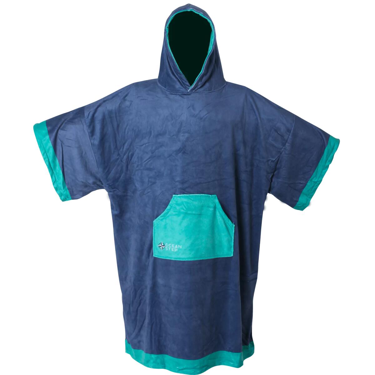 Ocean Step - Poncho Surf Adulte - Poncho - Bleu - Taille Unique - Decathlon