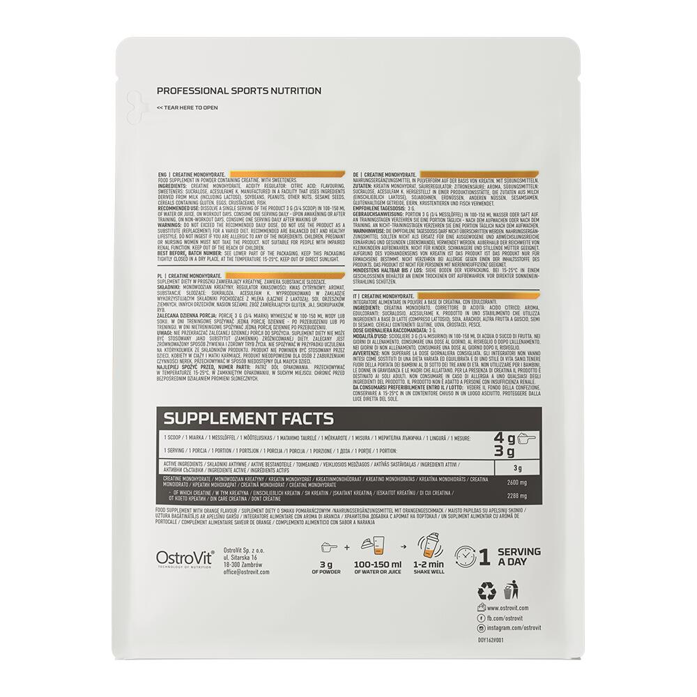 OstroVit Monohydrat Kreatyny 500 g 3/3