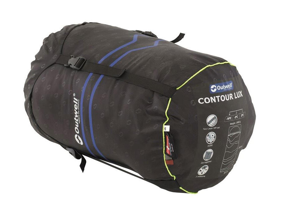 Śpiwór turystyczny Outwell Contour Lux z poduszką 5/7