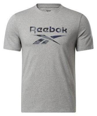 Reebok identity motion t-shirt grijs