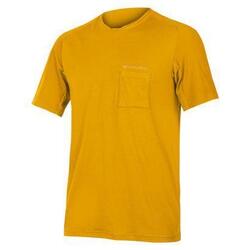 T-Shirt Technique Endura GV500 Foyle Moutarde Jaune