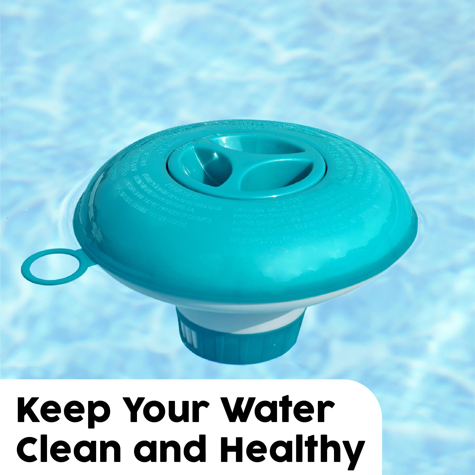 Bestway 5' Floating Pool Chemical Dispenser, Green 3/7
