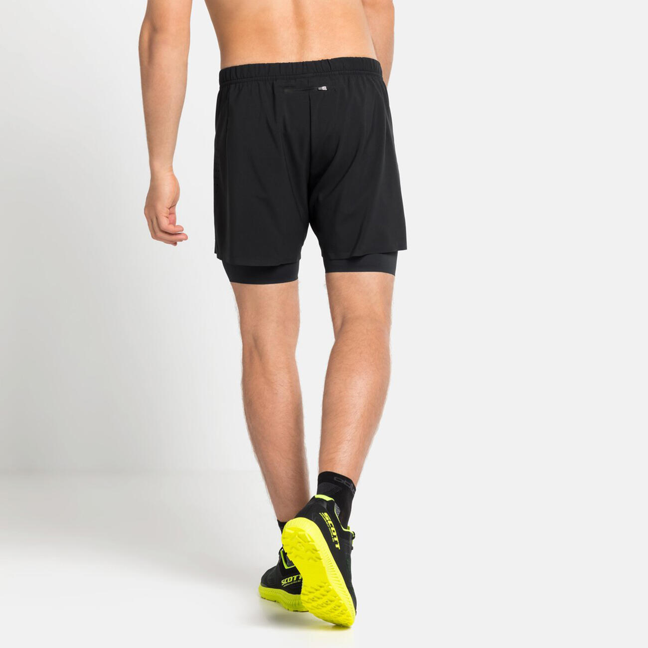 Short 2-en-1 Odlo Zeroweight 5in Noir 5/7