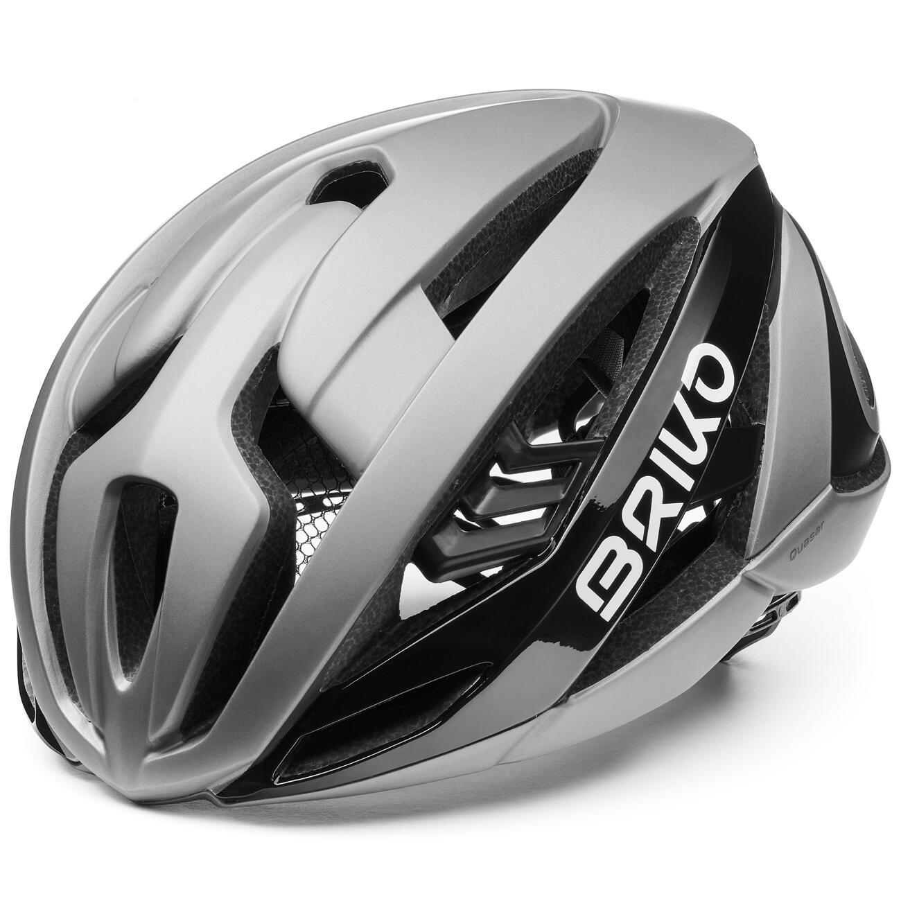 BRIKO BRIKO Quasar Fietshelm Fietshelm SILVER - BLACK M