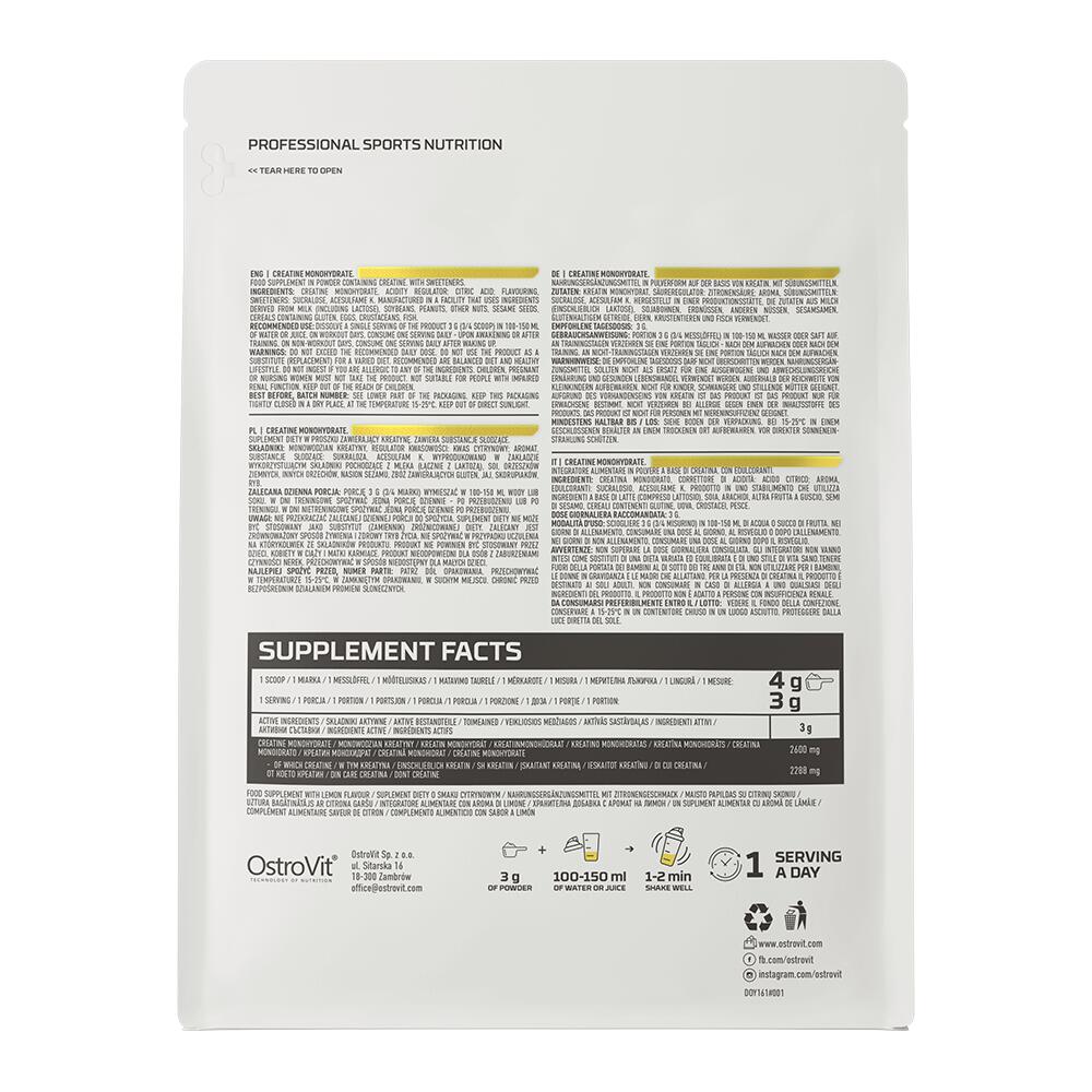 OstroVit Monohydrat Kreatyny 300 g 3/3