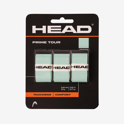 Overgrips HEAD Prime Tour – Pack de 3 unidades (gris)