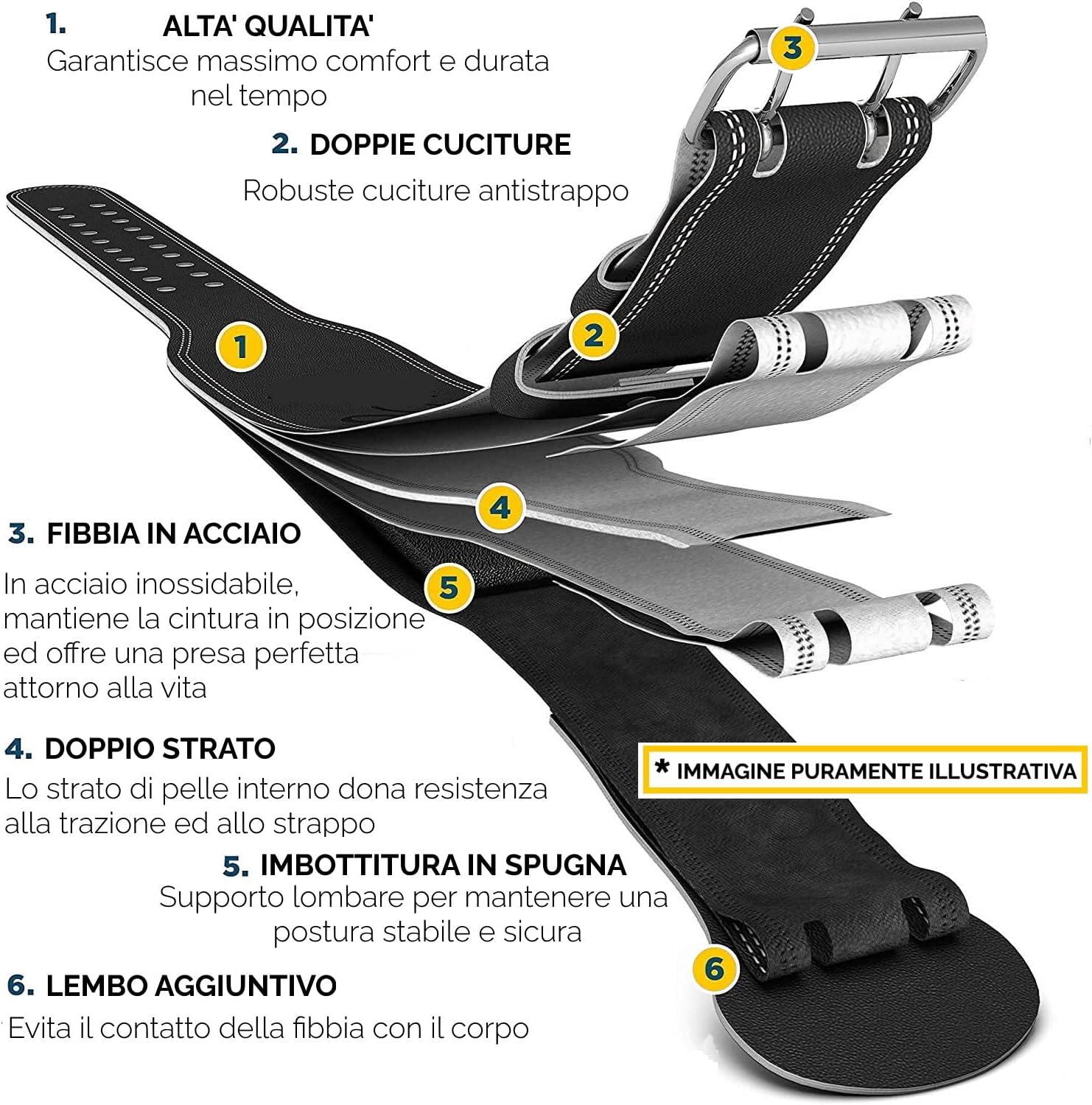 Cintura Palestra Sollevamento Pesi Regolabile FF 2/5