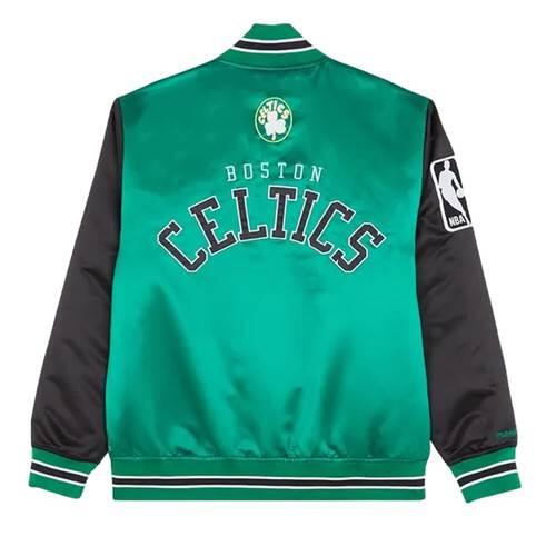 Kurtka męska koszykarska Mitchell & Ness NBA Boston Celtics zielona 2/4