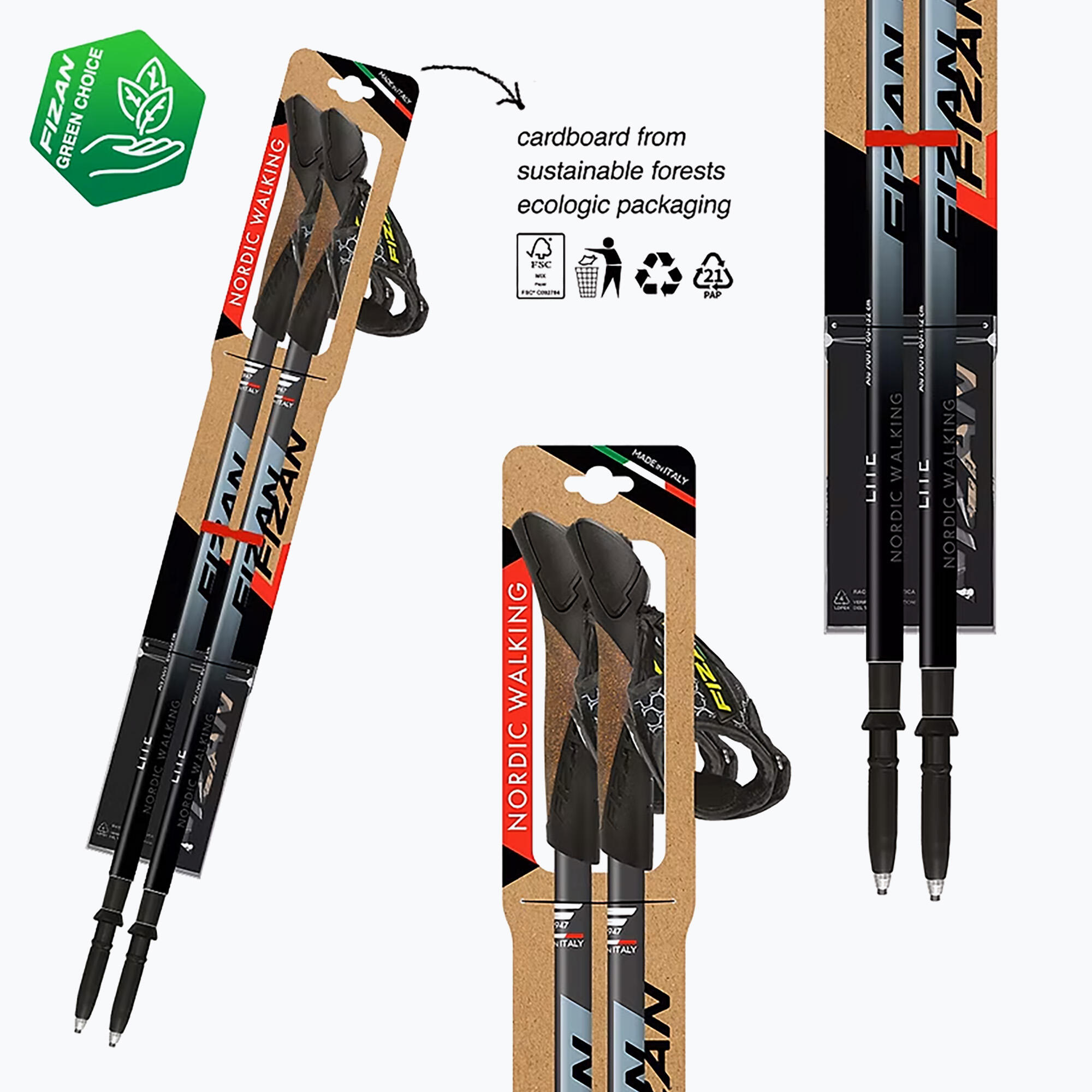 Bastones de Nordic Walking Fizan Lite 3/5
