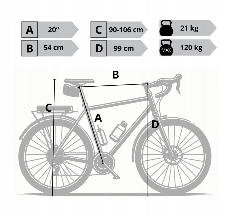 Rower elektryczny trekkingowy HEAD eUrban Neo