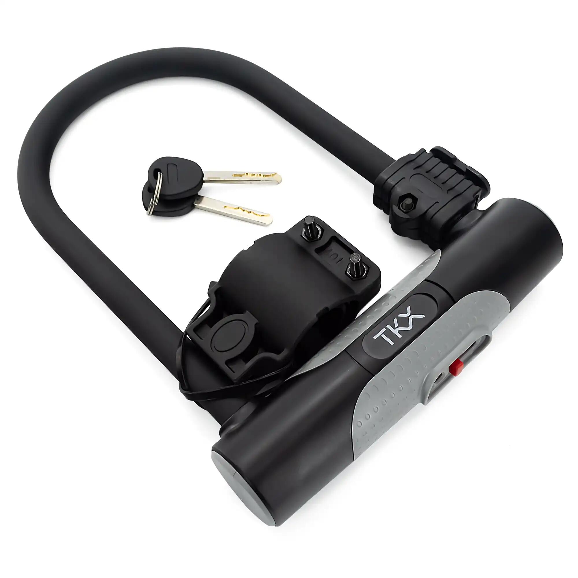 Cadeado de segurança para bicicleta TKX 160x240mm em forma de U