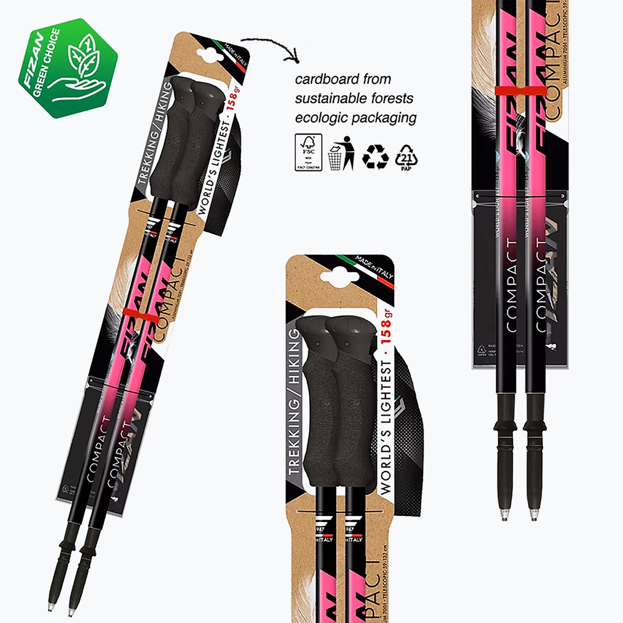 Bâtons de trekking Fizan Compact 3/5