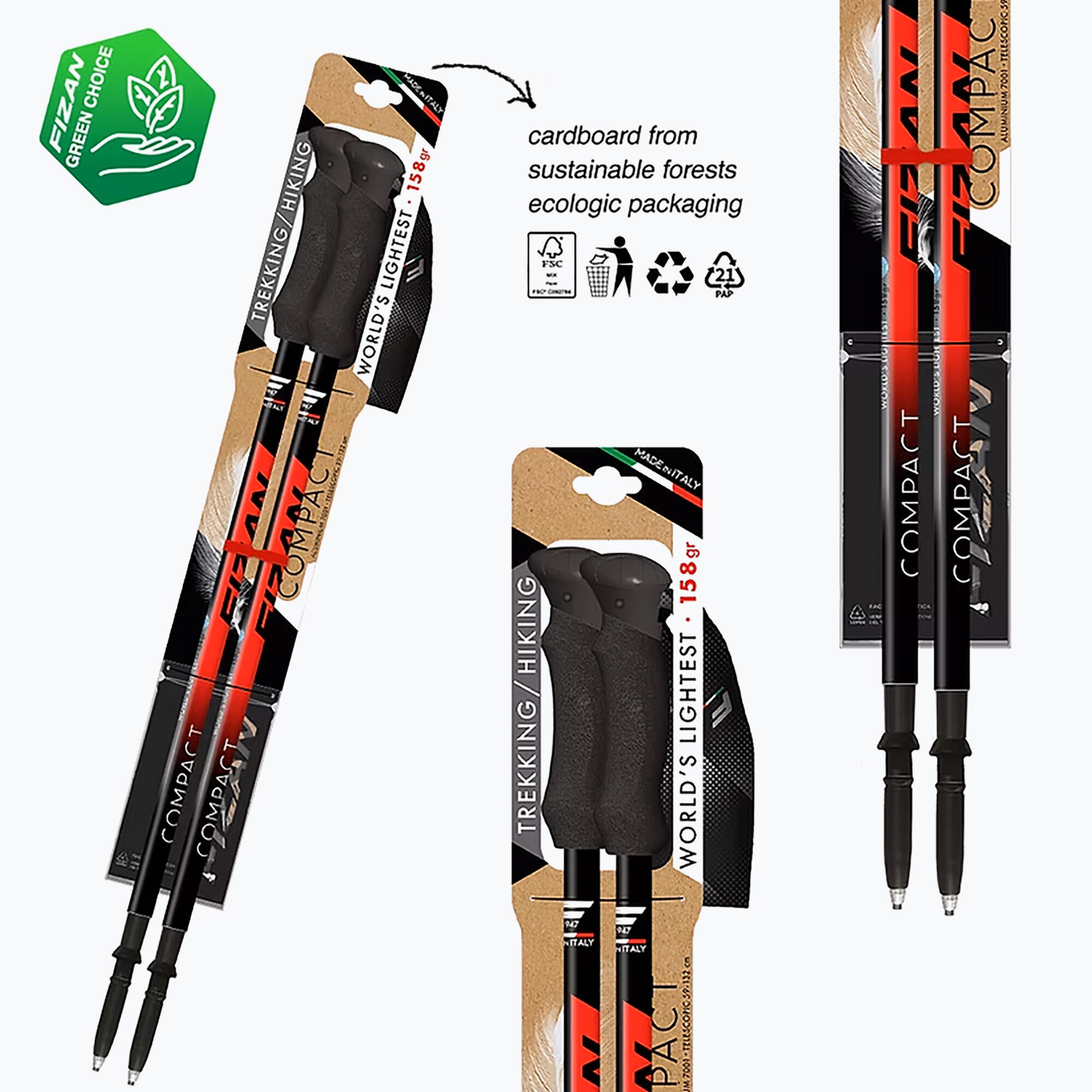Kije trekkingowe Fizan Compact 3/5