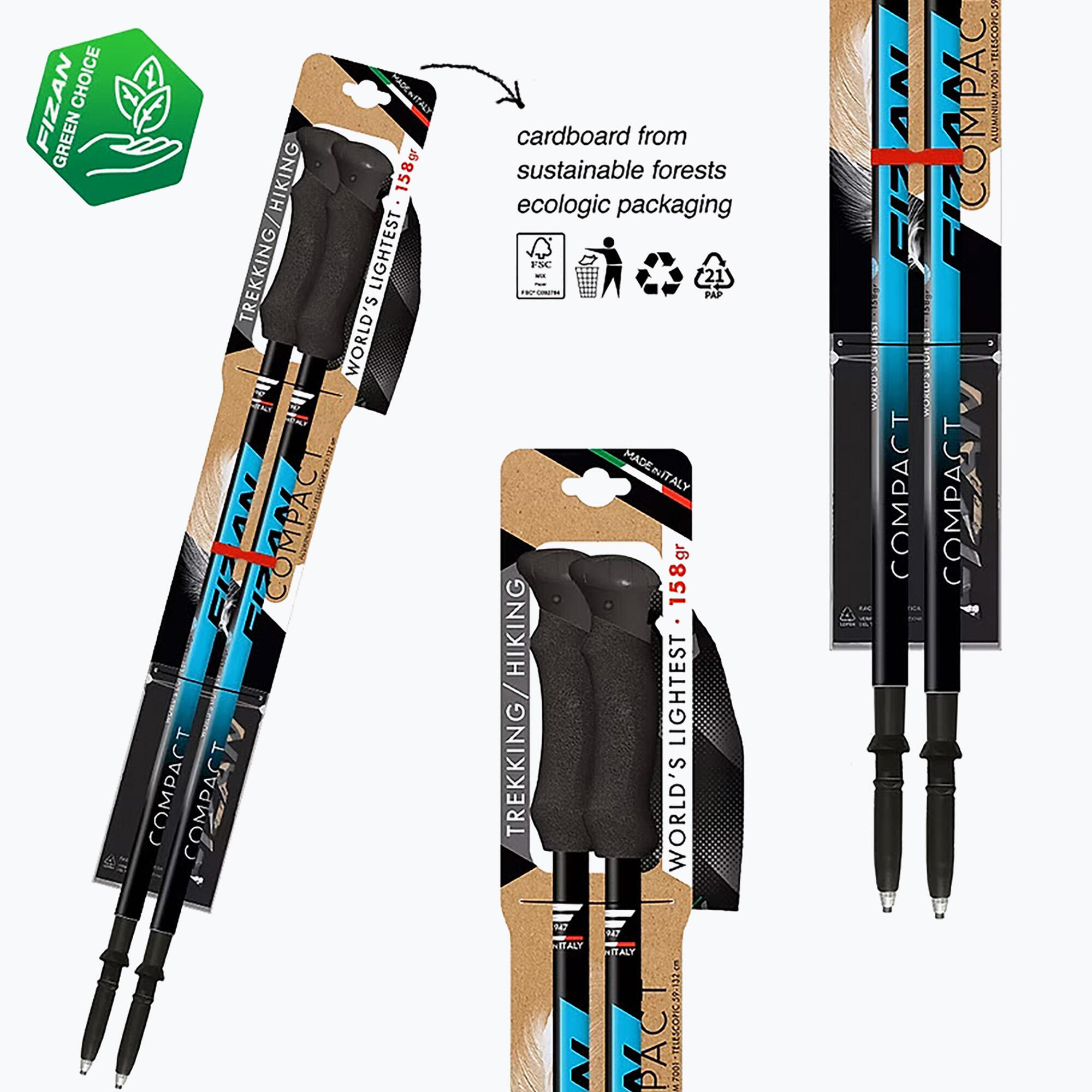 Kije trekkingowe Fizan Compact 3/5