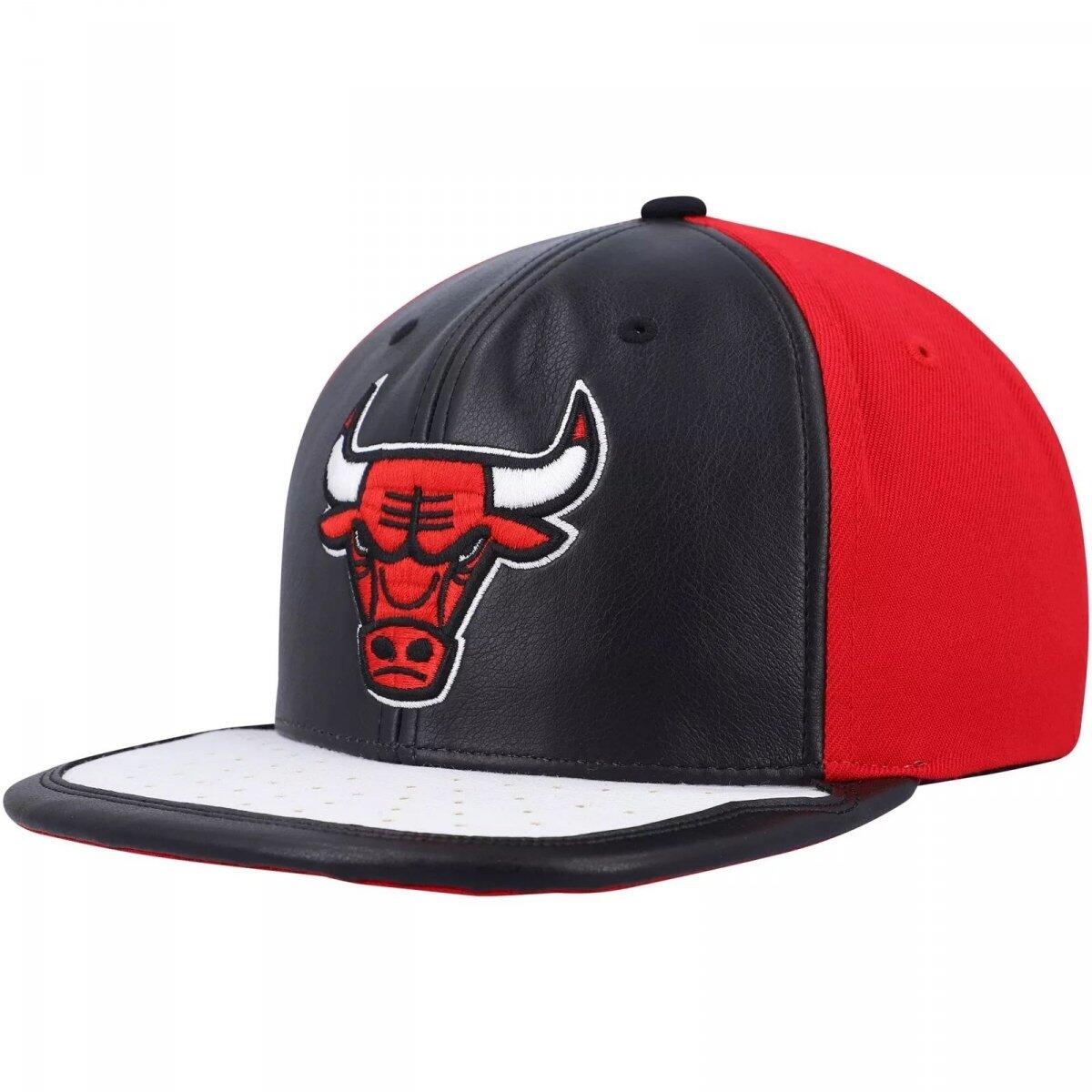 Czapka z daszkiem unisex koszykarska Mitchell & Ness Chicago Bulls