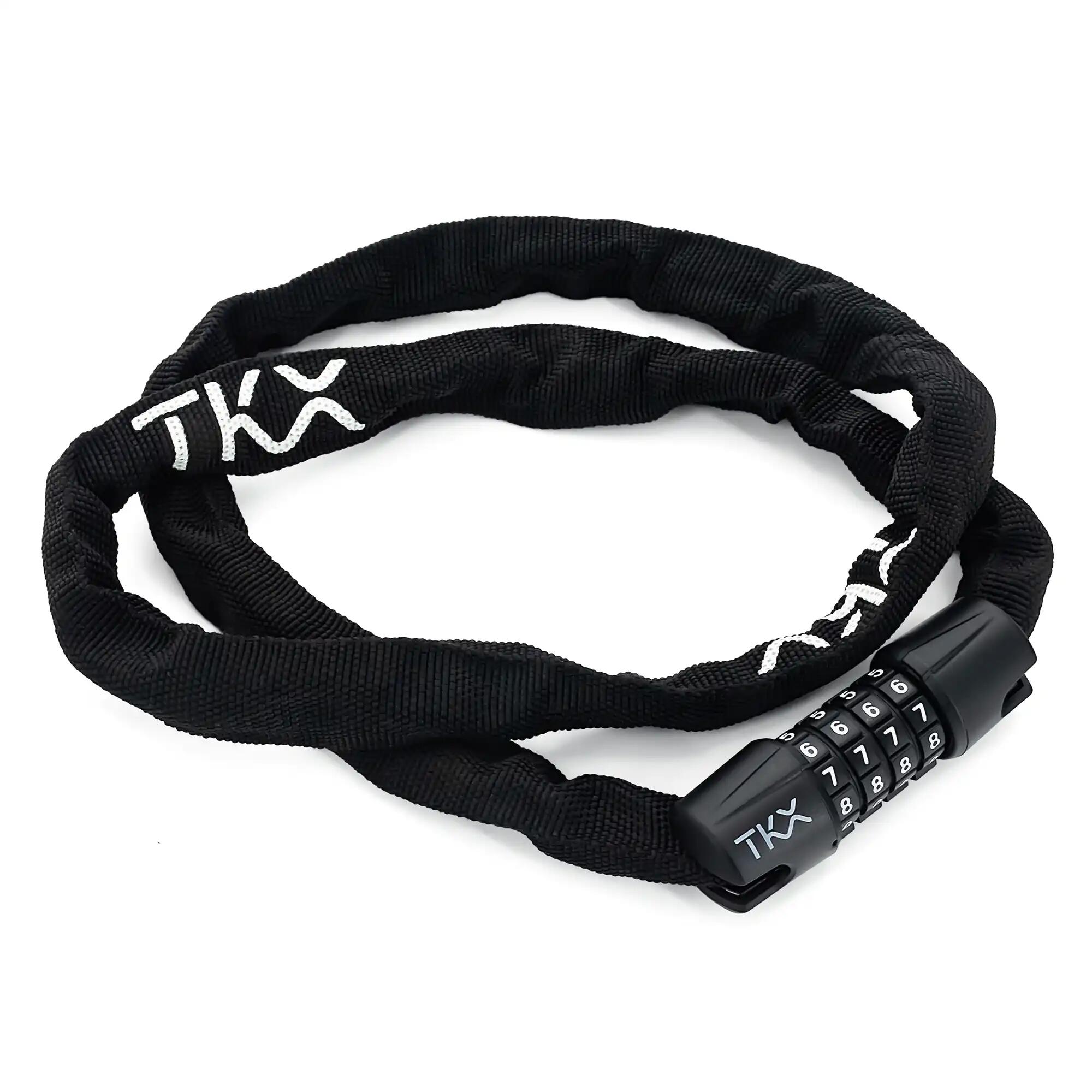 TKX Candado Bicicleta Combinación TKX 3,5x900mm Revestido