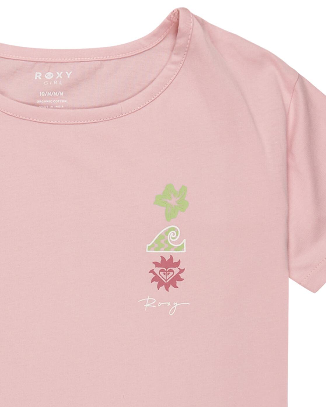 Maglia a maniche corte Roxy modello ERGZT04116-MZE0 per ragazze 3/3