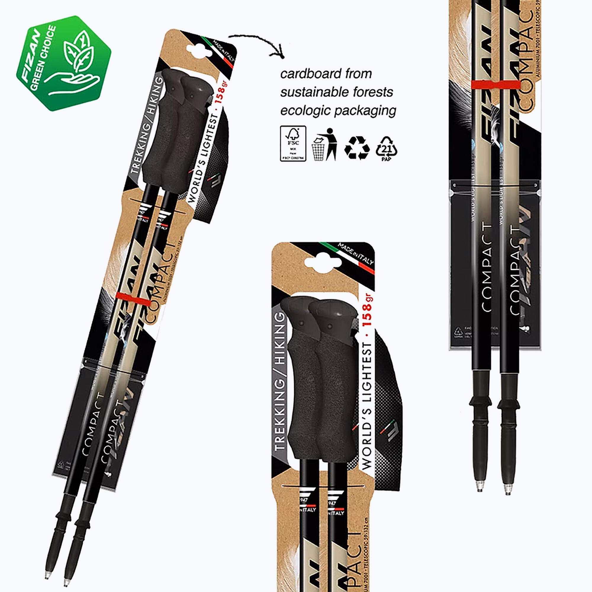 Kije trekkingowe Fizan Compact 3/5