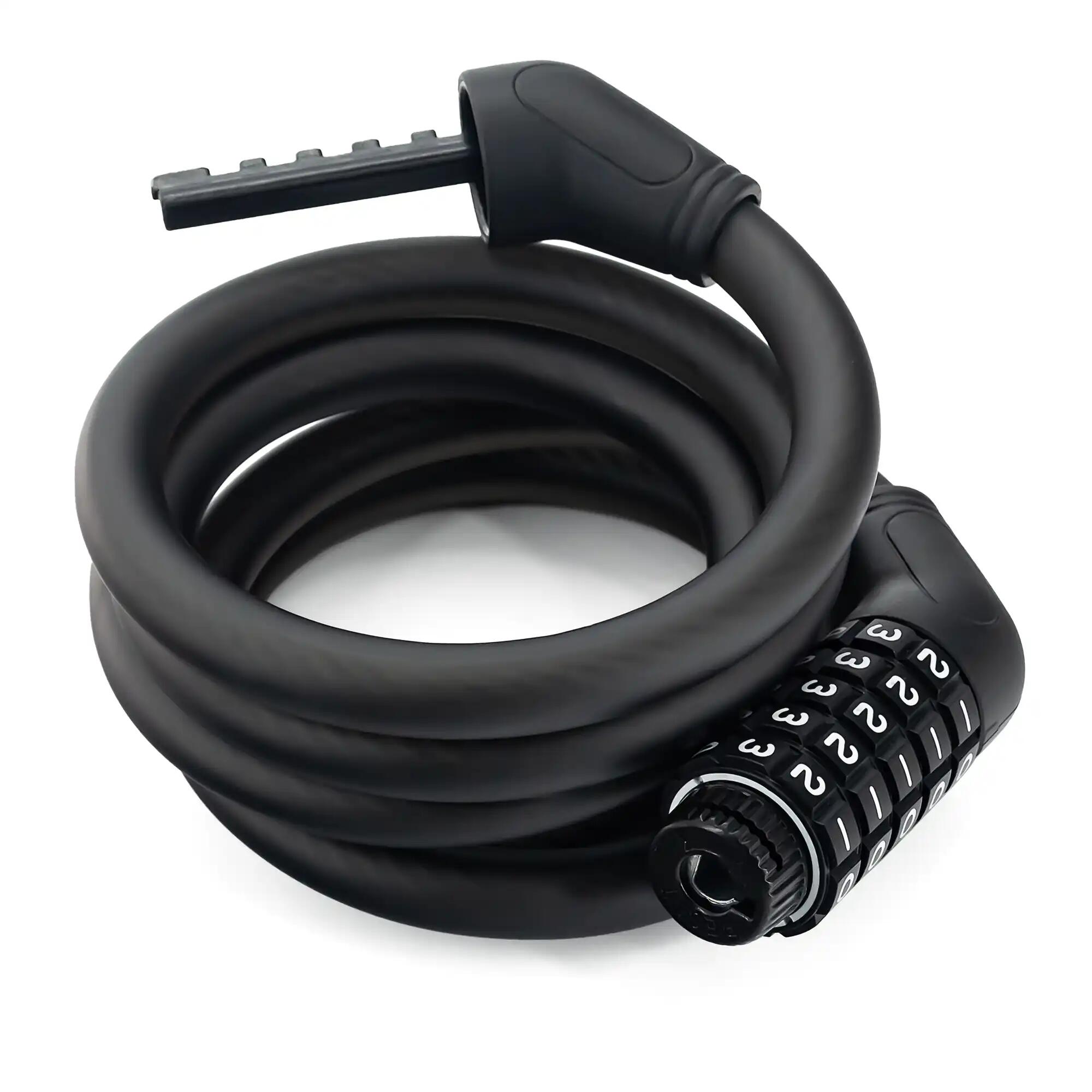 Cadeado de bicicleta espiral combinado TKX 12x1.500 mm 2/3