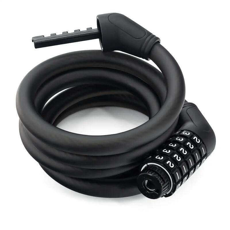 Cadeado de bicicleta espiral combinado TKX 12x1.500 mm