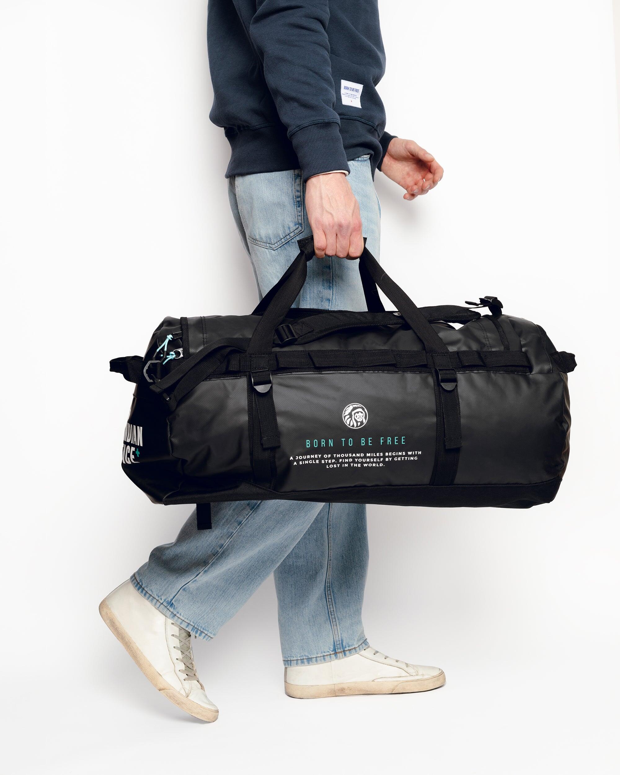 Unisex Mochila 70L Impermeable Viaje Latitud Negro 5/7
