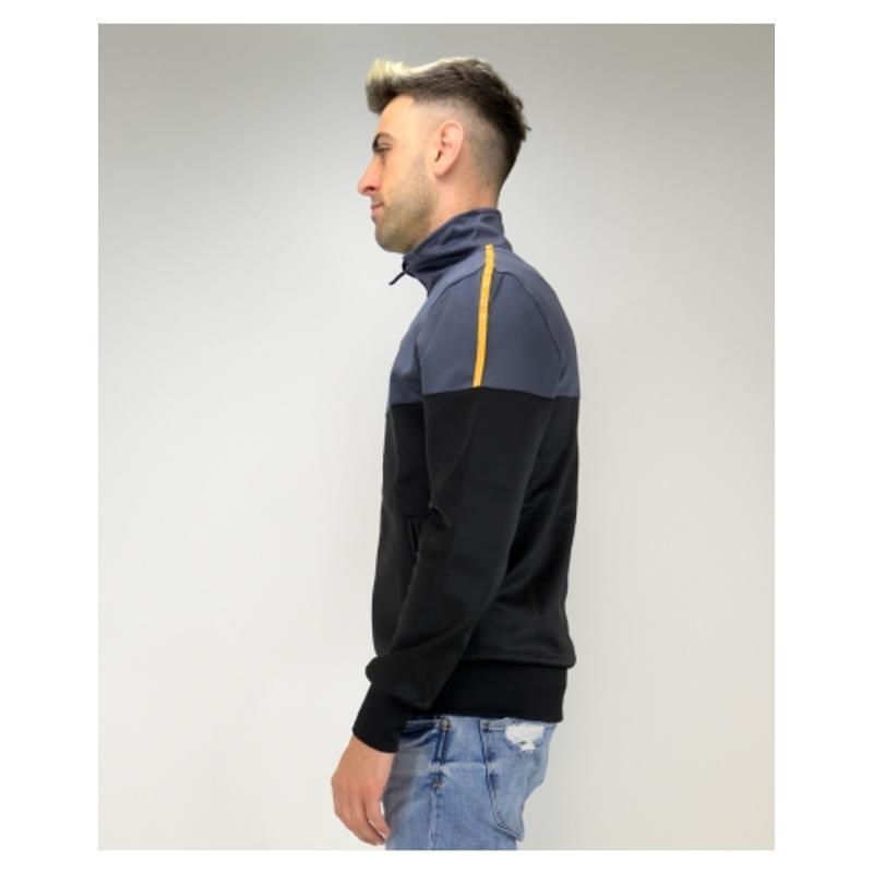 Cardigan Real Madrid premium negru și auriu - 2XL