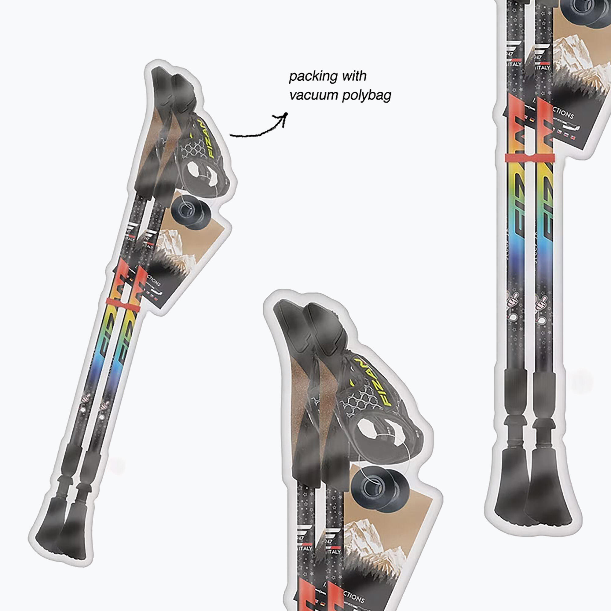 Kije nordic walking dziecięce Fizan Speed JR 3/5